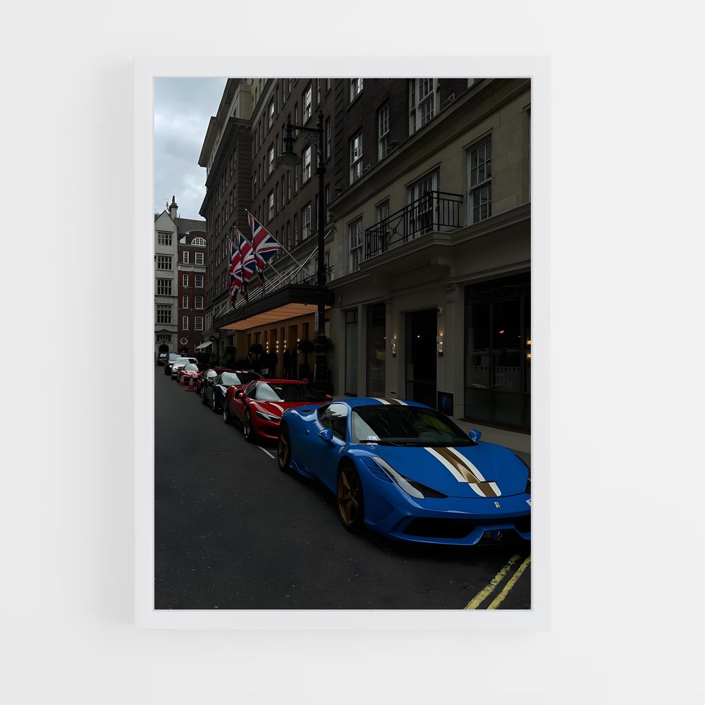 Poster Avenue des Rêves – affiche Ferrari (vue 3)